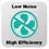  High Efficiency & Low Noise